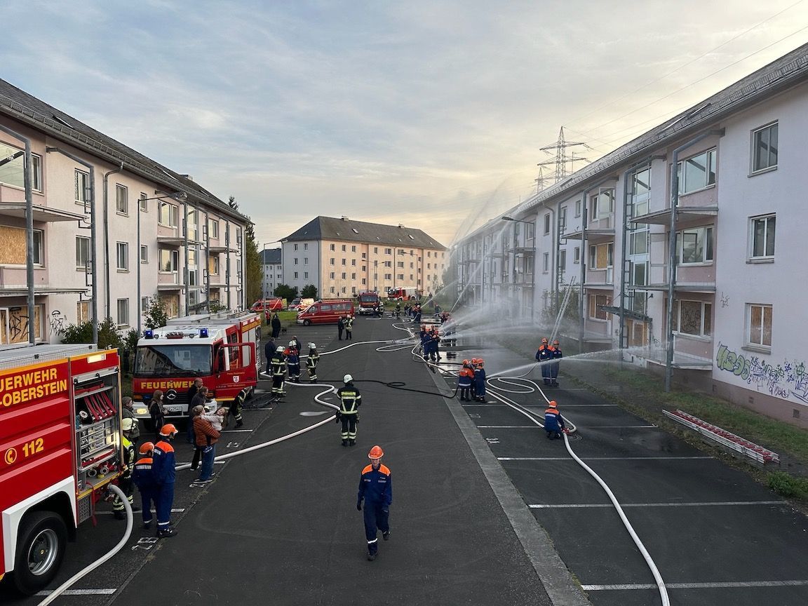 Brandbekämpfung der Jugendlichen