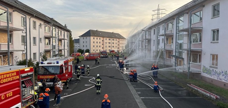 Brandbekämpfung der Jugendlichen