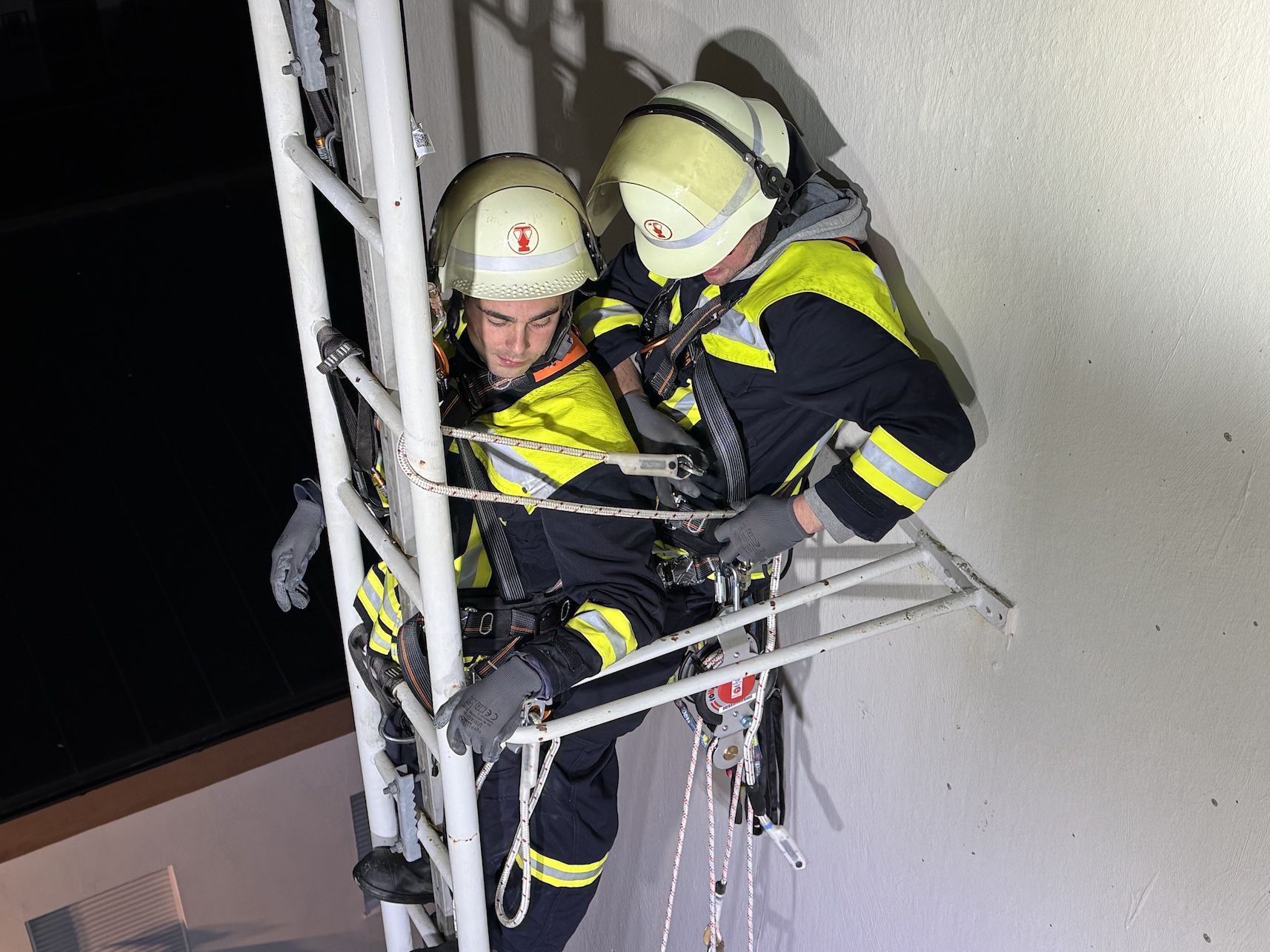 Übung Rettung verunfallte Person