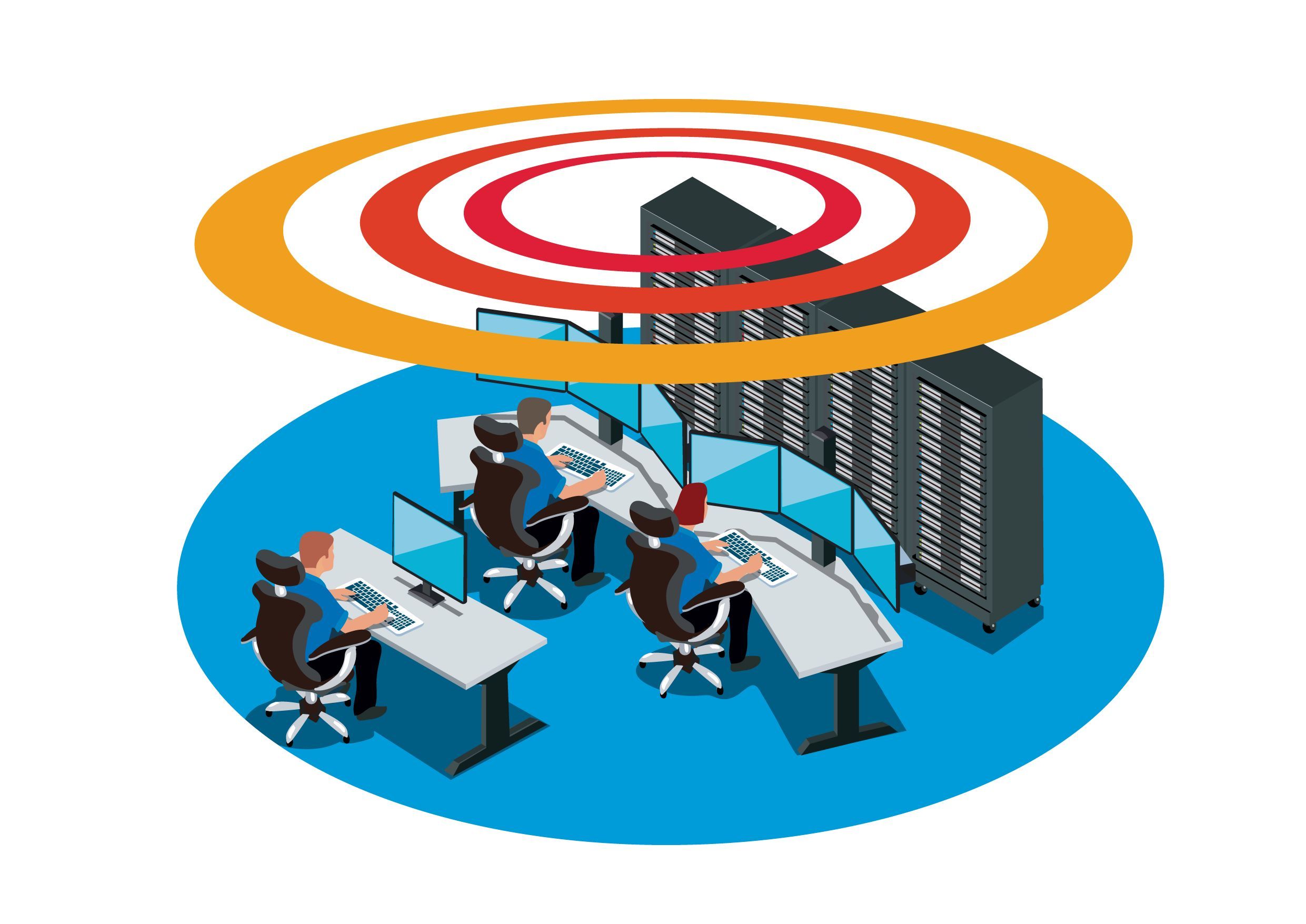 Symbolgrafik Leitstelle