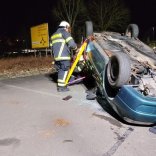 Anwendung Stab Fast an einem verunfallten Pkw