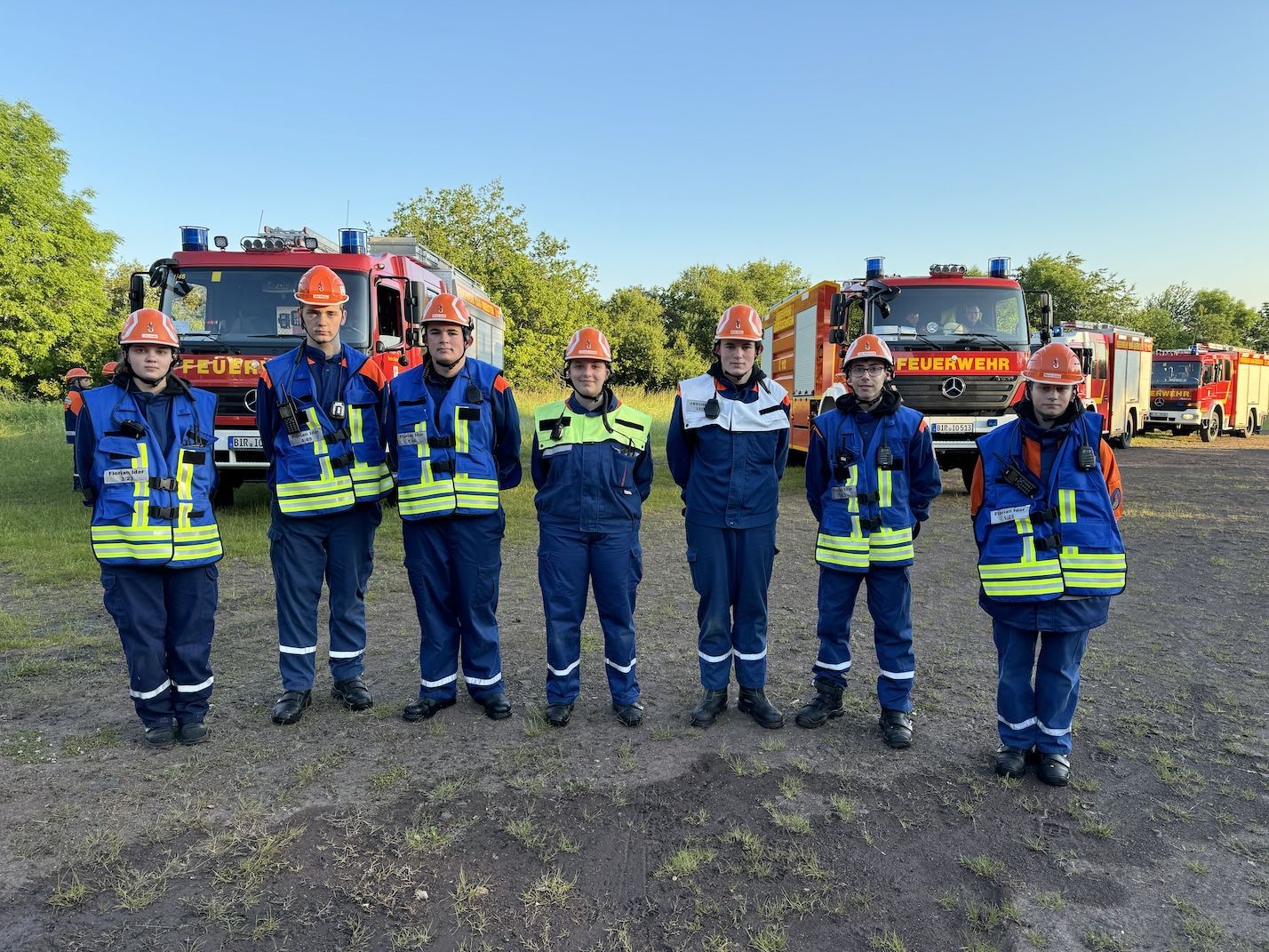 Jugendliche in der Funktion als Gruppenführer