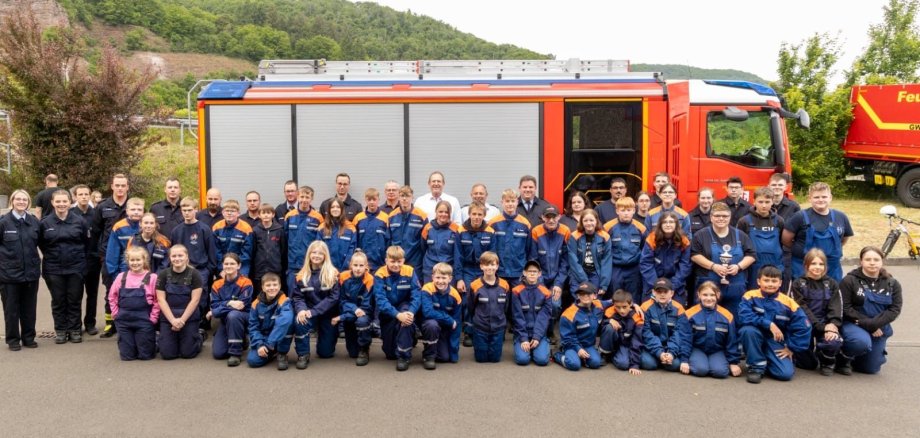 Gruppenfoto Jugendfeuerwehren