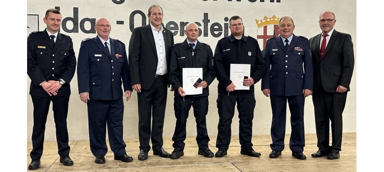 Bestellung zum Oberbrandmeister