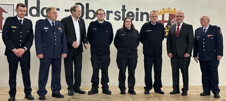 Beförderung zum Oberlöschmeister