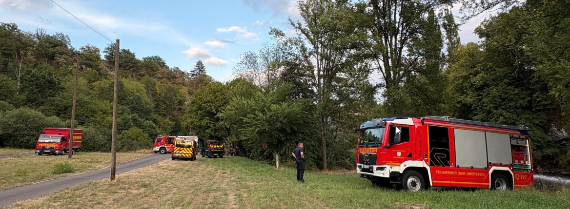 Feuerwehrfahrzeuge an der Nahe, Kammerwoog