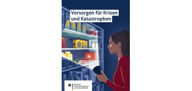 Vorsorgen für Krisen und Katastrophen Deckblatt der Broschüre